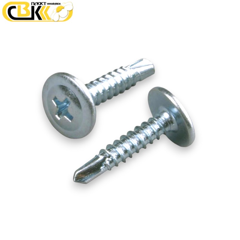 Саморез с пр/ш 4,2х13 п/сф, сверло,цинк  (уп.16000шт/1000шт/500шт/50шт/1кг/15кг/20кг)